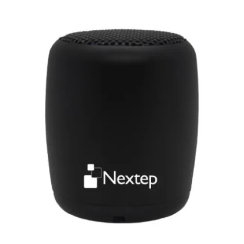 Mini Bocina Nextep Bluetooth Manos Libres con Botón para Selfies Color Negro