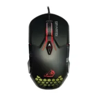Mouse Gamer Dragon XT USB Base Metálica 6 Botones Silenciosos 6400 dpi RGB Color Negro