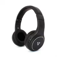 Diadema Vorago HPB-300 Bluetooth FM-MSD Plegable Color Negro
