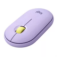 Mouse Logitech Pebble M350 Inalámbrico Silencioso 1000dpi Color Lavender Limonade