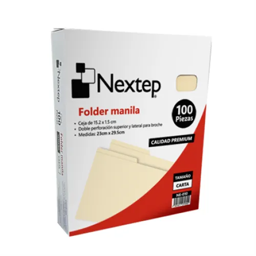 Folder Economico Nextep Carta Manila C/100