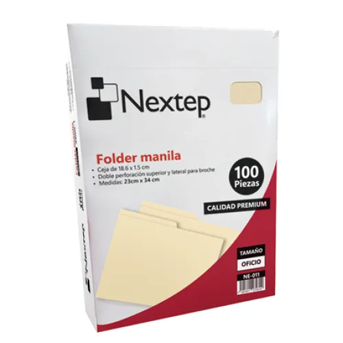 Folder Economico Nextep Oficio Manila c/100