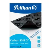 Papel Carbón Pelikan 1015 G Negro Carta C/100 Hojas
