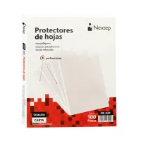 Mica Nextep Económica Protector Hoja Carta Caja c/100 Pzas