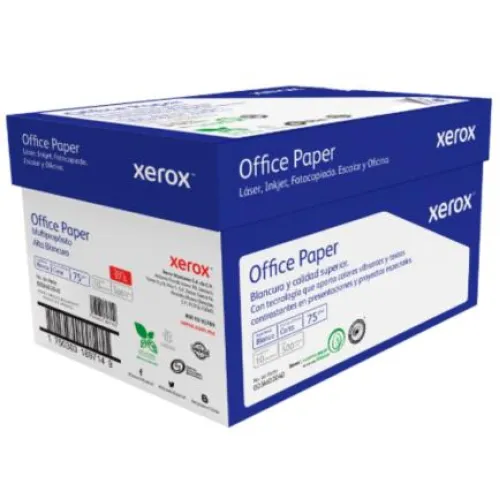 PAPEL BOND XEROX AZUL T/CARTA OFFICE PAPER C/5000