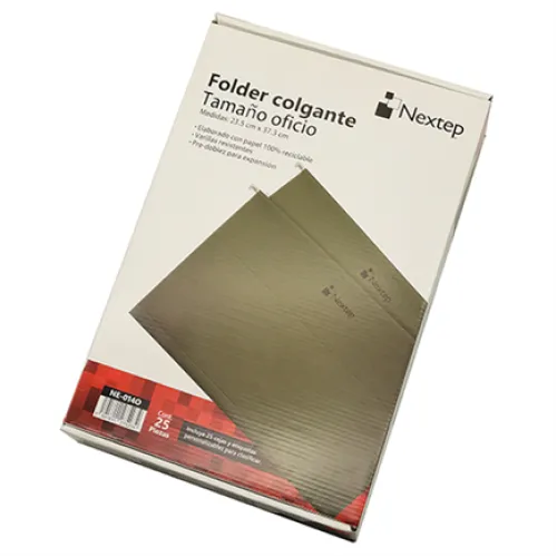 Folder Colgante Economico Nextep Oficio Color Verde Tradicional c/25