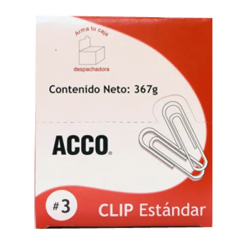 ACCO CLIP STANDARD P1670 #3 C/100