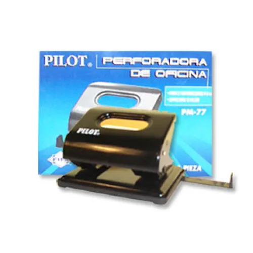 PERFORADORA PILOT PM77 8 CM. DE 2 ORIFICIOS